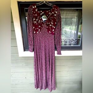 Free People Love Story Maxi Dress, long sleeve